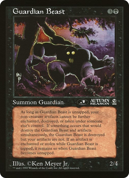 Image for Guardian Beast (3rd Place) (Arena League) - Magic: The Gathering