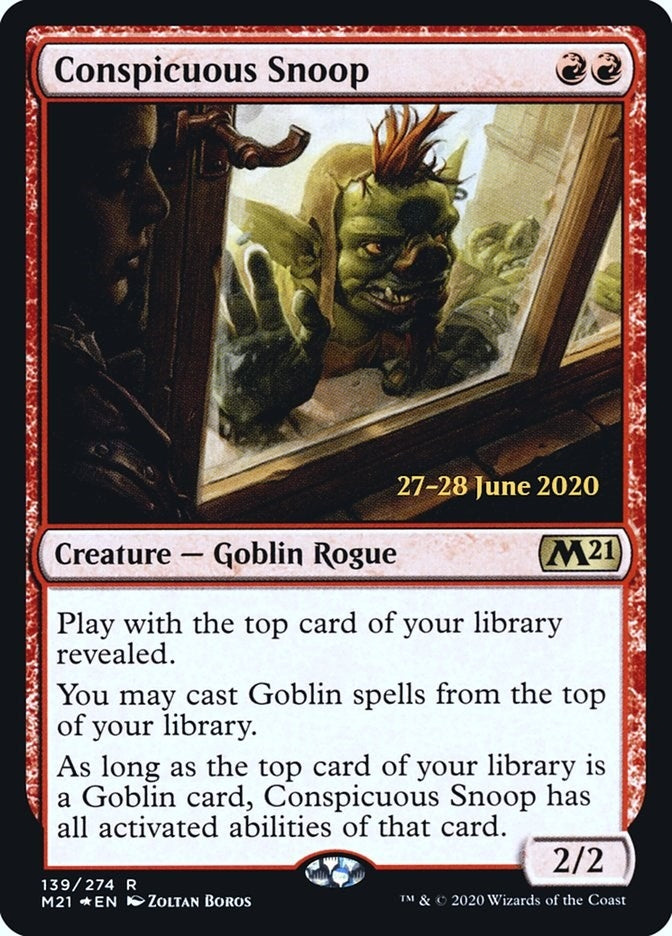 Image for Conspicuous Snoop (139) - Magic: The Gathering