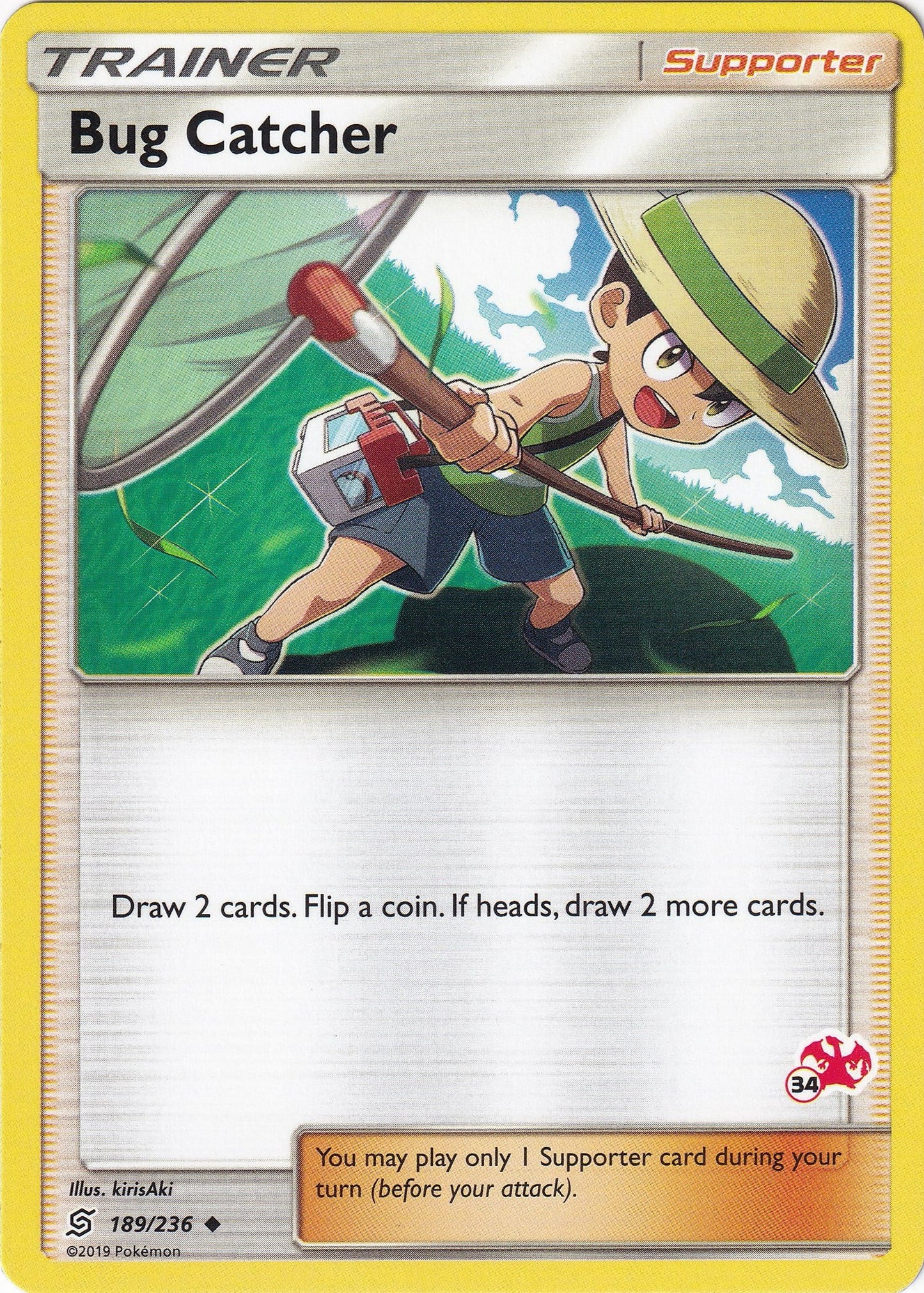 Image for Bug Catcher - 189/236 (#34 Charizard Stamped) (189/236) - Pokemon