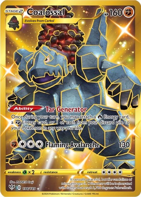Image for Coalossal (Secret) (198/189) - Pokemon