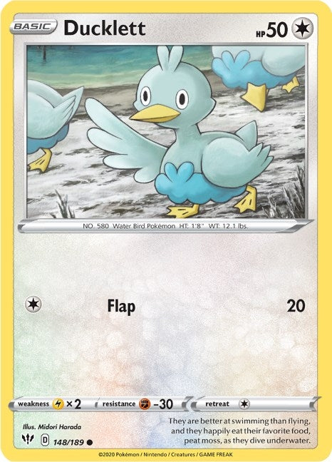 Image for Ducklett (148/189) - Pokemon