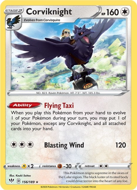 Image for Corviknight (156/189) - Pokemon
