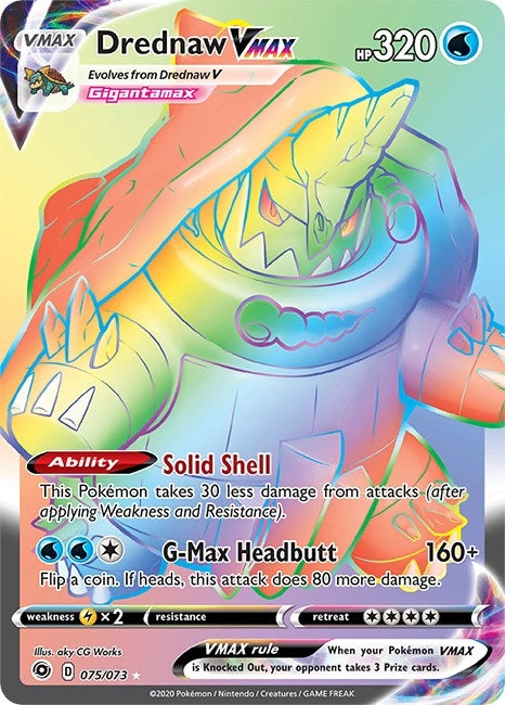 Image for Drednaw VMAX (Secret) (75/73) - Pokemon
