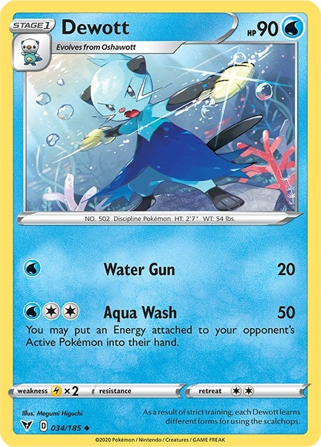 Image for Dewott (034/185) - Pokemon