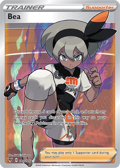 Image for Bea (Full Art) (180/185) - Pokemon
