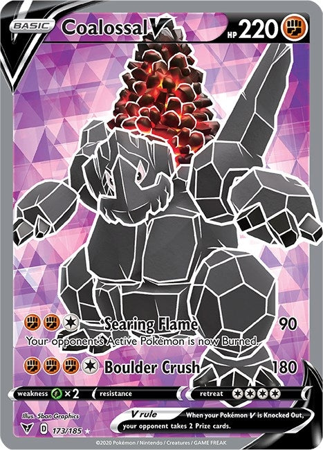 Image for Coalossal V (Full Art) (173/185) - Pokemon