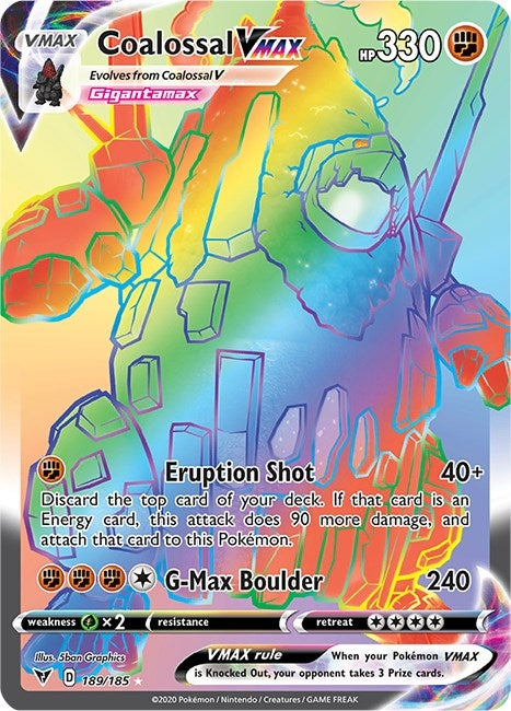 Image for Coalossal VMAX (Secret) (189/185) - Pokemon
