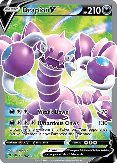 Image for Drapion V (Full Art) (175/185) - Pokemon
