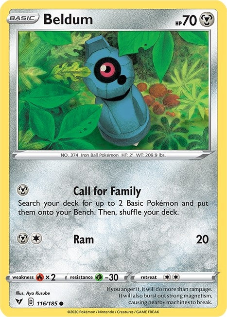 Image for Beldum (116/185) - Pokemon