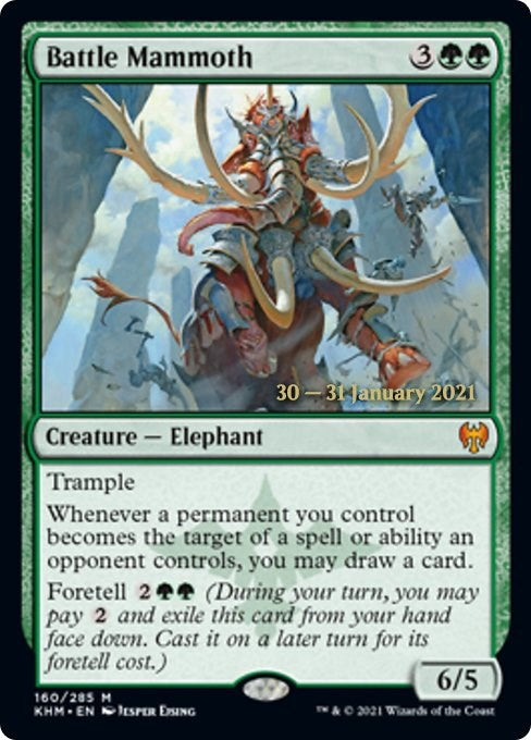 Image for Battle Mammoth (160) - Magic: The Gathering