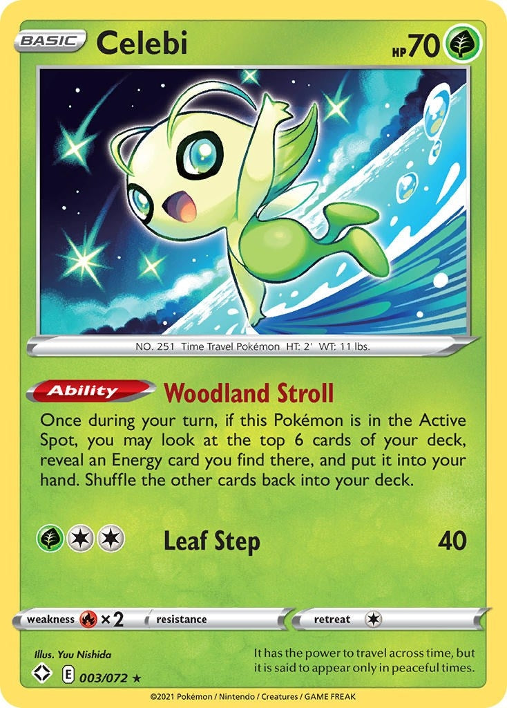 Image for Celebi (003/072) - Pokemon