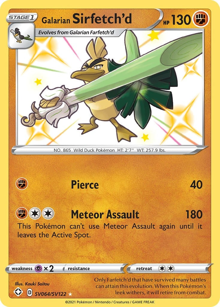Galarian Sirfetch'd (SV064/SV122)