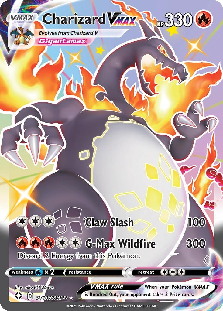Image for Charizard VMAX (SV107/SV122) - Pokemon