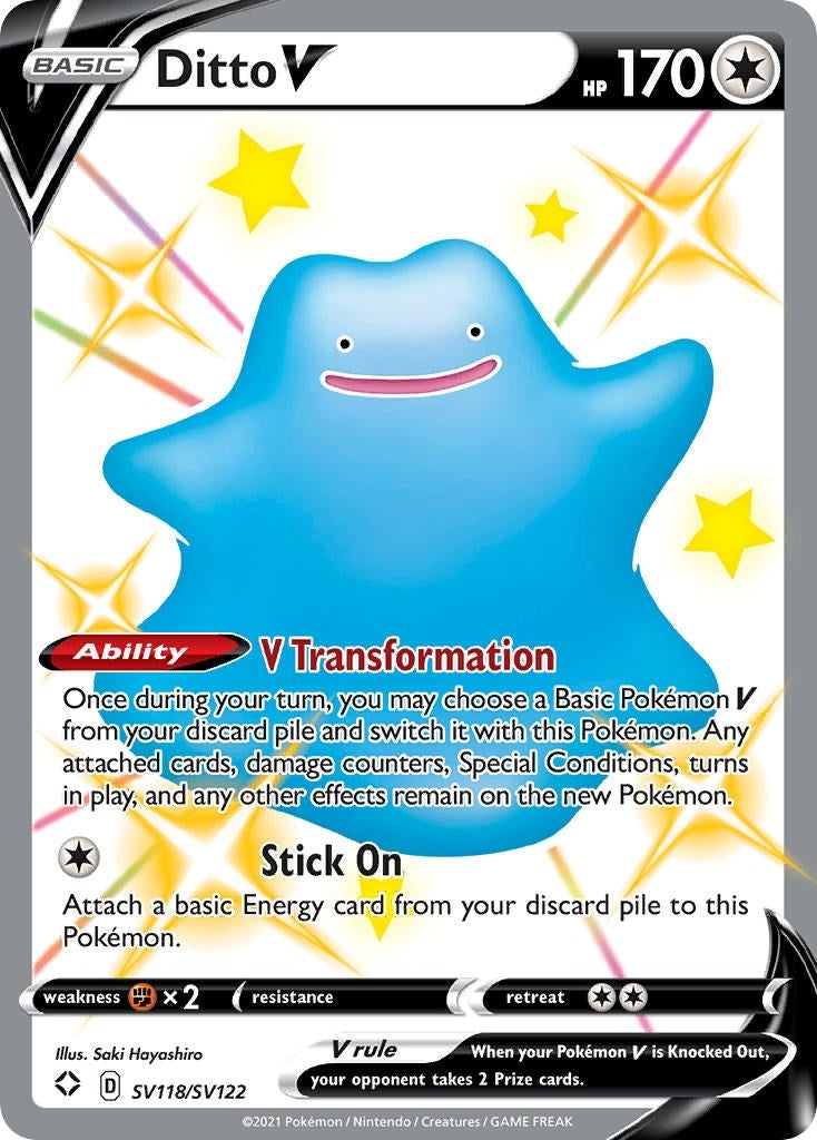 Image for Ditto V (SV118/SV122) - Pokemon