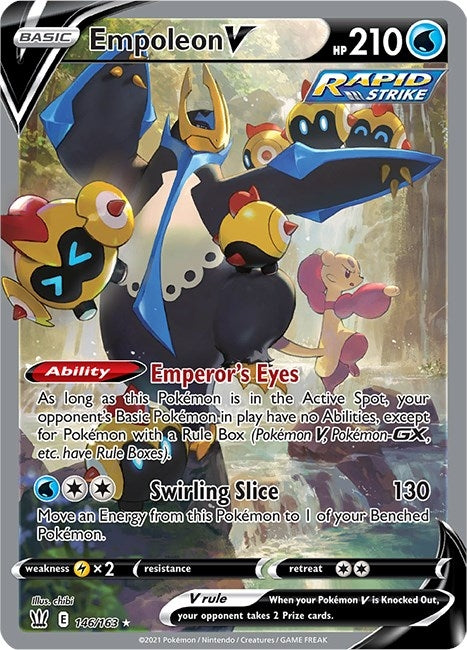 Image for Empoleon V (Alternate Full Art) (146/163) - Pokemon