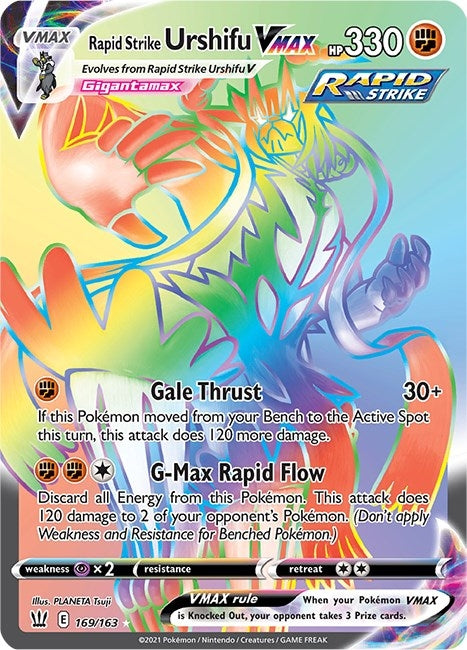 Image for Rapid Strike Urshifu VMAX (Secret) (169/163) - Pokemon