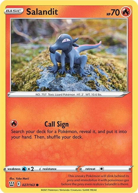 Image for Salandit (027/163) - Pokemon