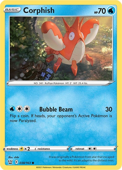 Image for Corphish (038/163) - Pokemon