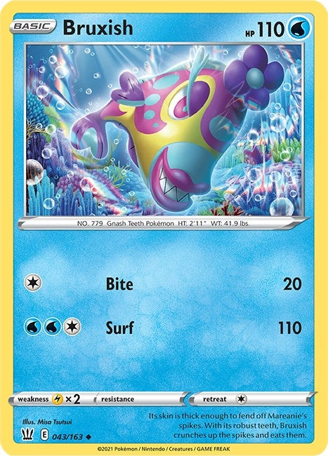 Image for Bruxish (043/163) - Pokemon