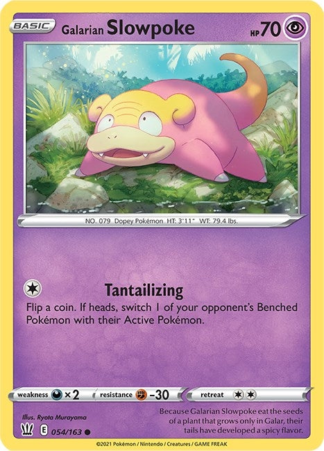 Image for Galarian Slowpoke (054/163) - Pokemon