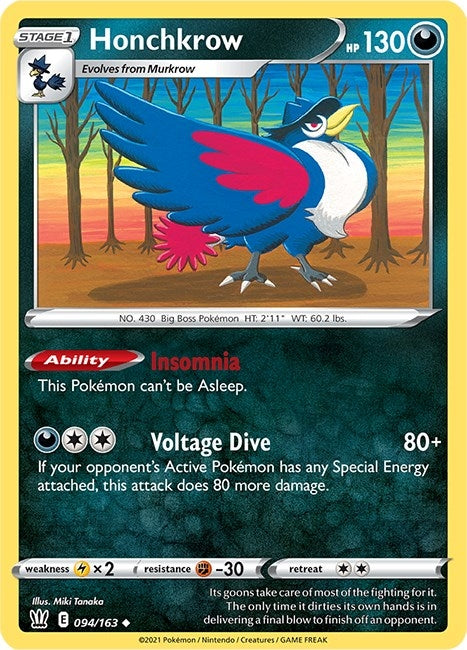 Image for Honchkrow (094/163) - Pokemon