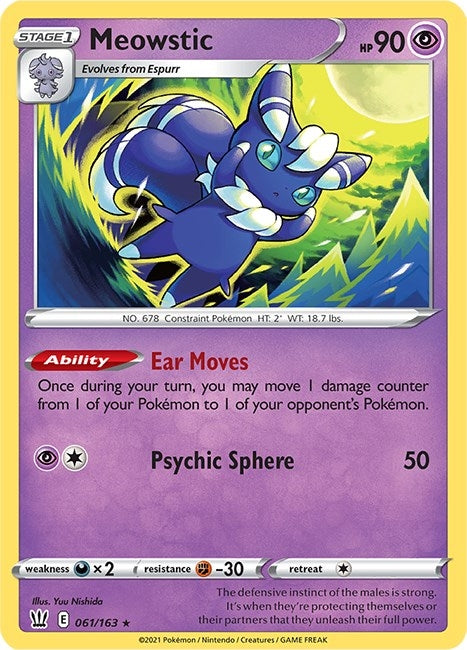 Image for Meowstic (061/163) - Pokemon