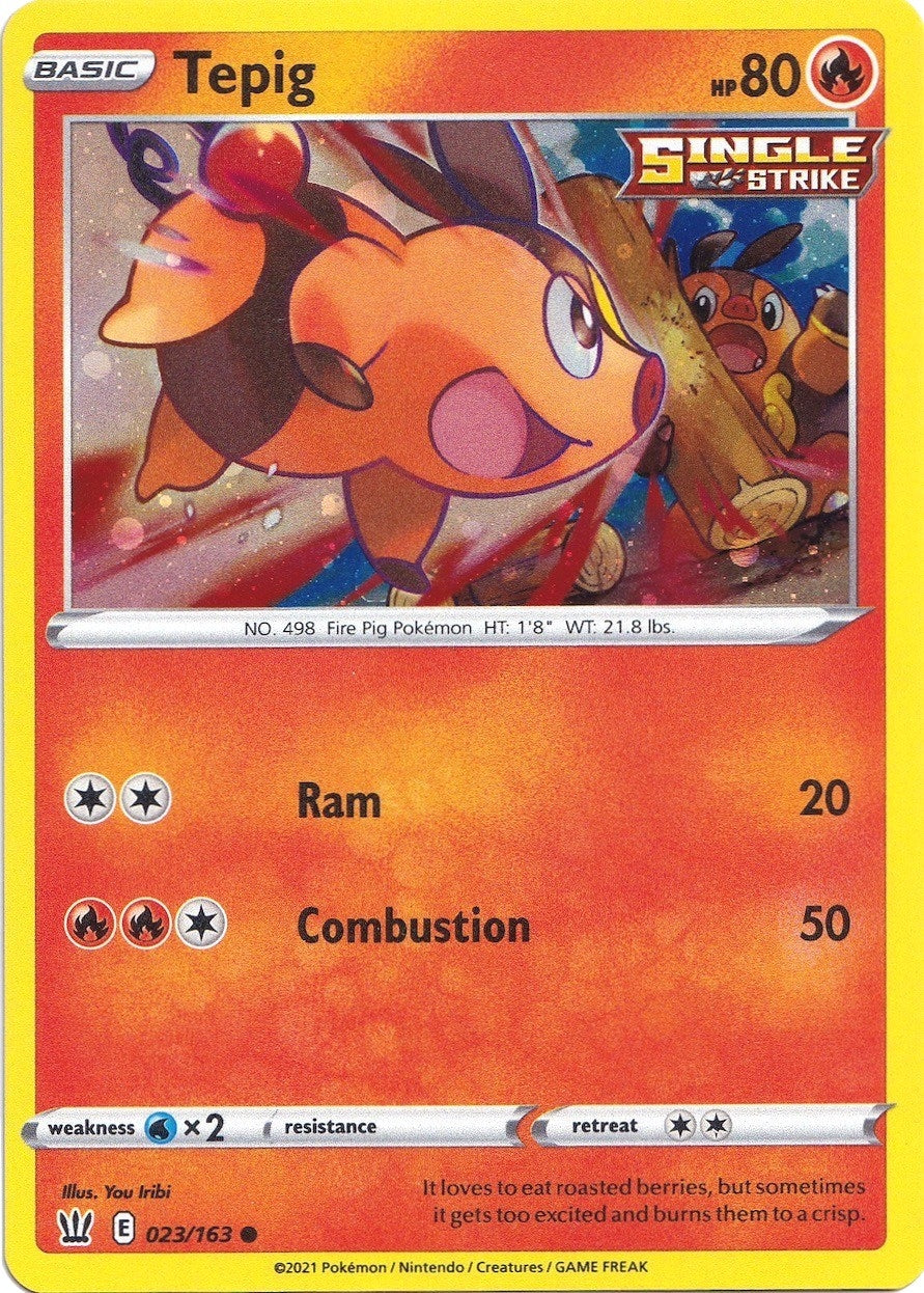 Image for Tepig - 023/163 (Cosmos Holo) (023/163) - Pokemon