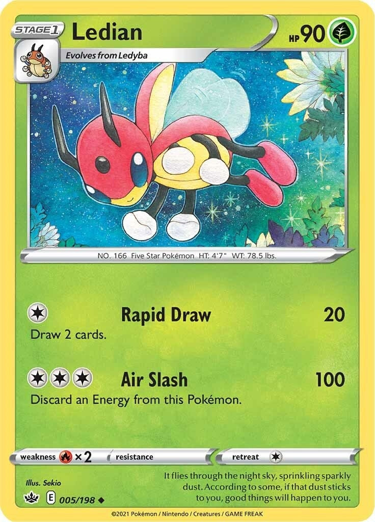 Image for Ledian (005/198) - Pokemon