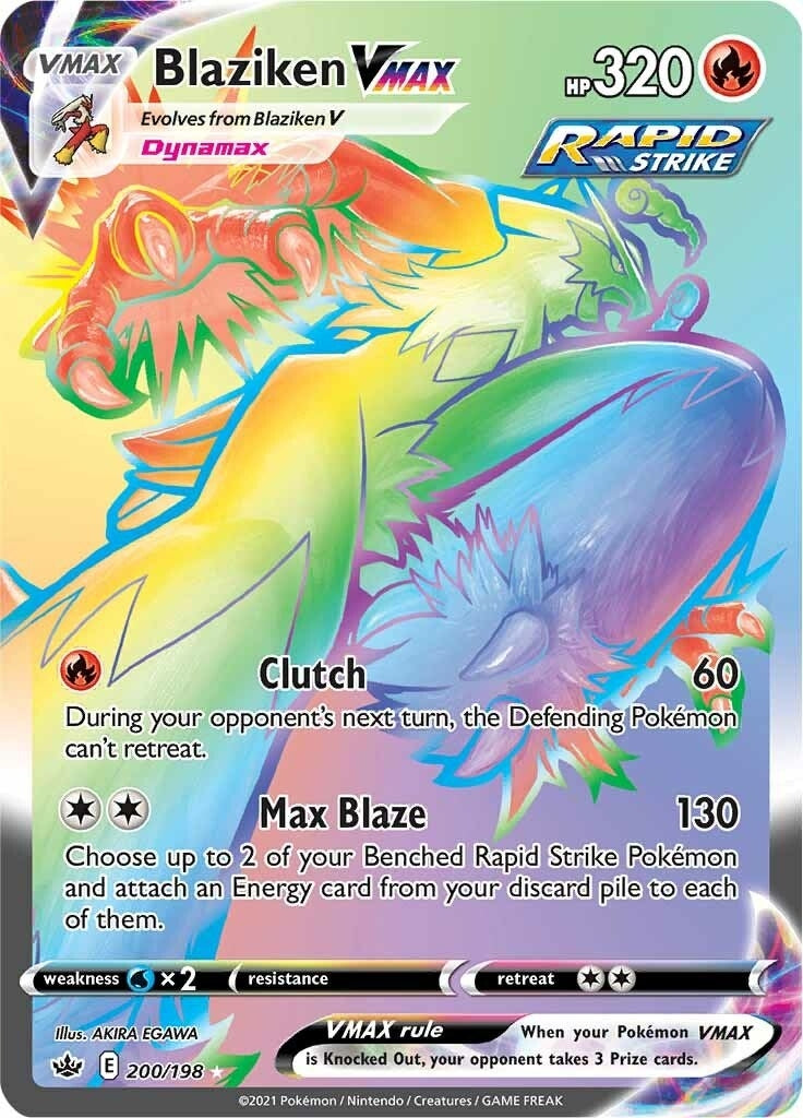Image for Blaziken VMAX (Secret) (200/198) - Pokemon
