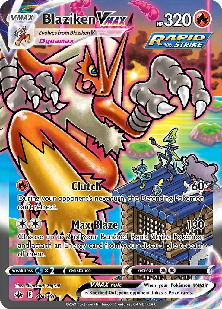 Image for Blaziken VMAX (Alternate Art Secret) (201/198) - Pokemon