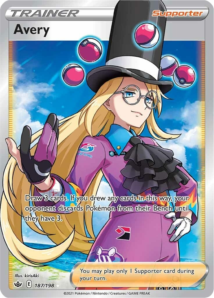 Image for Avery (Full Art) (187/198) - Pokemon