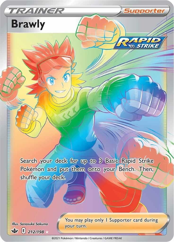 Image for Brawly (Secret) (212/198) - Pokemon