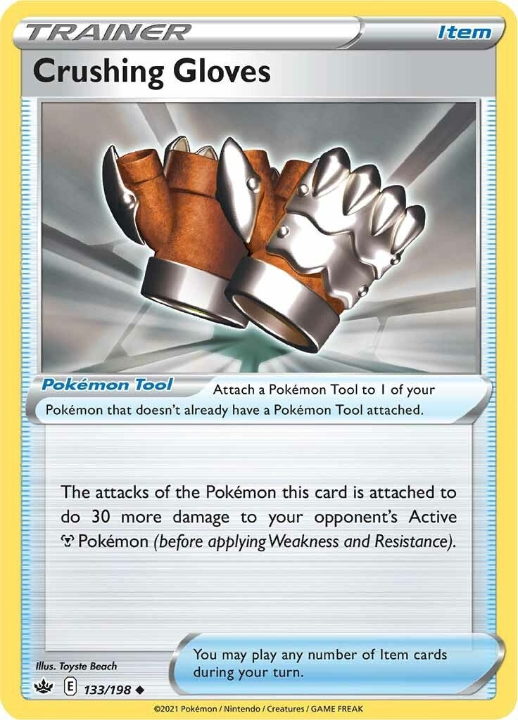 Image for Crushing Gloves (133/198) - Pokemon