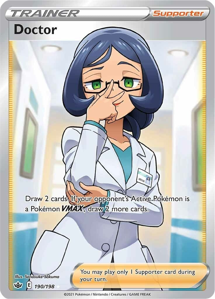 Image for Doctor (Full Art) (190/198) - Pokemon