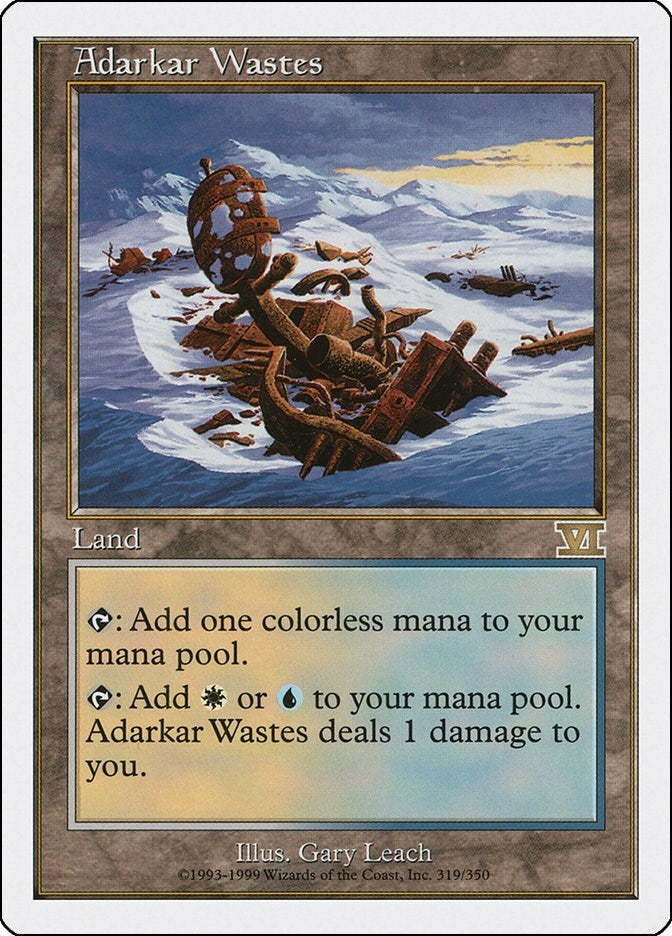 Image for Adarkar Wastes (319) - Magic: The Gathering