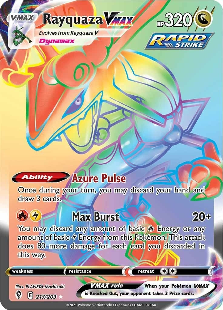 Image for Rayquaza VMAX (Secret) (217/203) - Pokemon