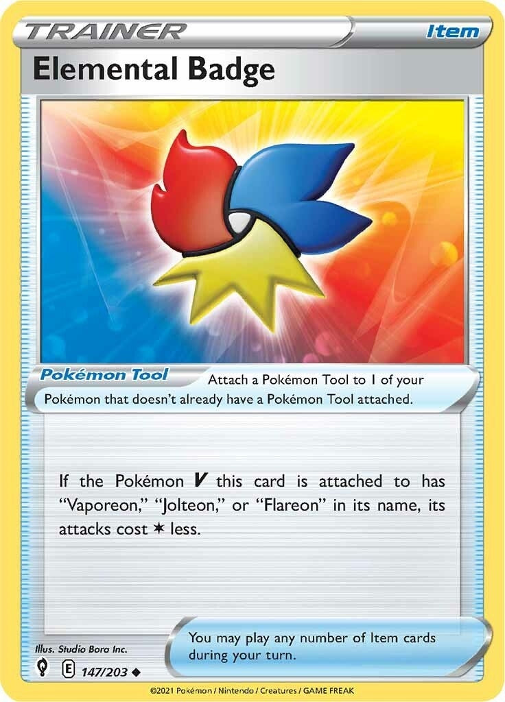 Image for Elemental Badge (147/203) - Pokemon