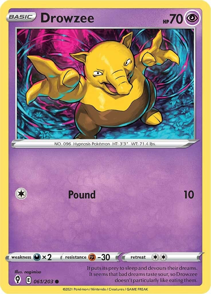 Image for Drowzee (061/203) - Pokemon