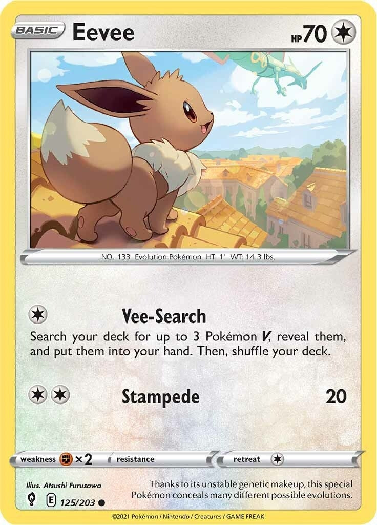 Image for Eevee (125/203) - Pokemon