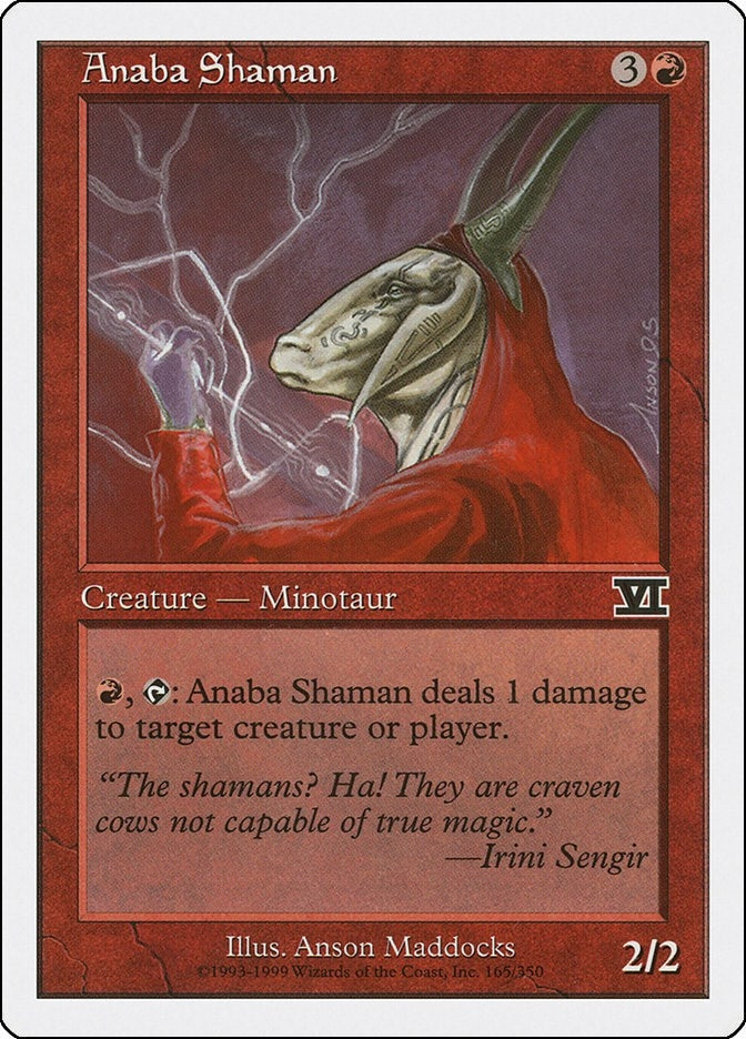 Image for Anaba Shaman (165) - Magic: The Gathering