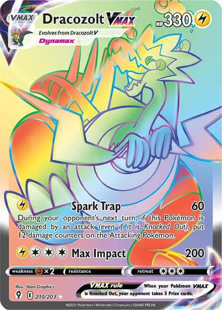 Image for Dracozolt VMAX (Secret) (210/203) - Pokemon