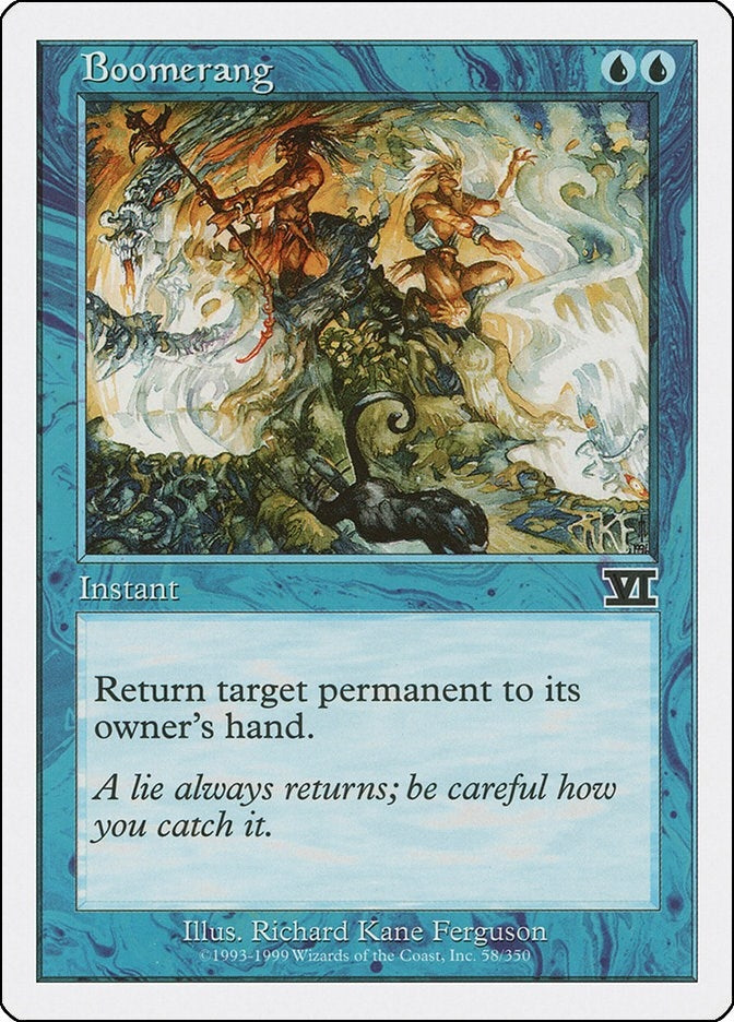 Image for Boomerang (58) - Magic: The Gathering