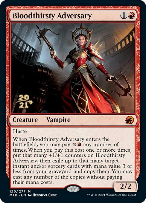 Image for Bloodthirsty Adversary (129) - Magic: The Gathering