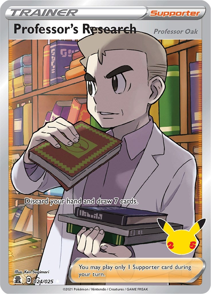 Image for Professor's Research (Full Art) (024/025) - Pokemon