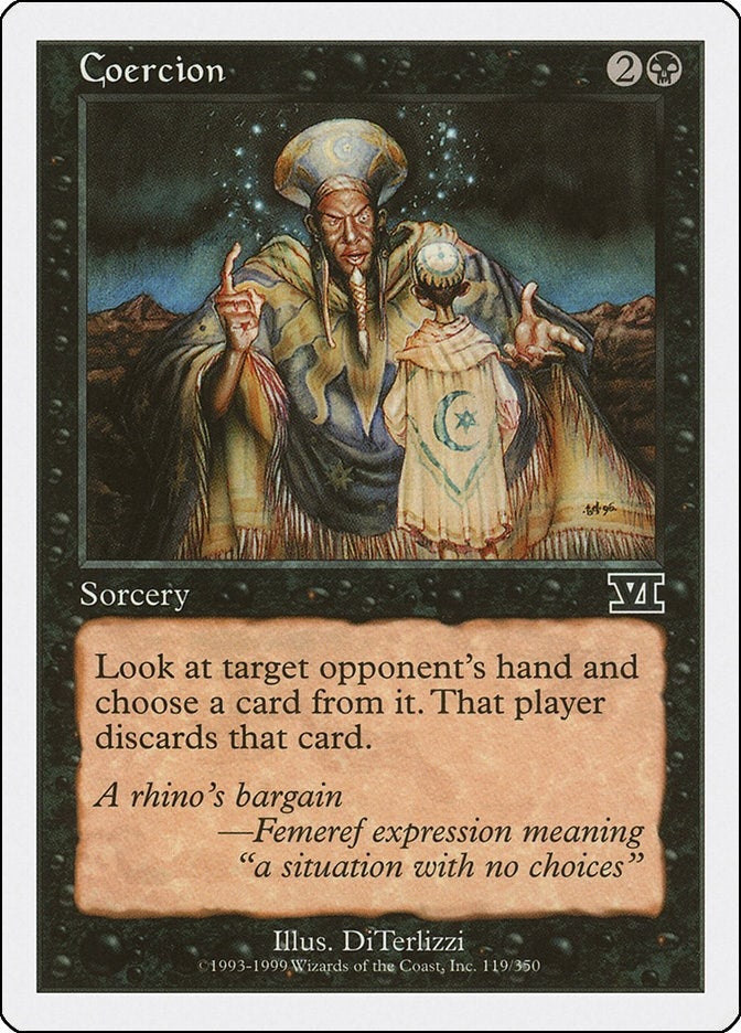 Image for Coercion (119) - Magic: The Gathering