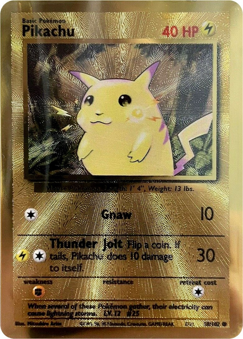 Image for Pikachu - 58/102 (Celebrations Metal Card) (058/102) - Pokemon