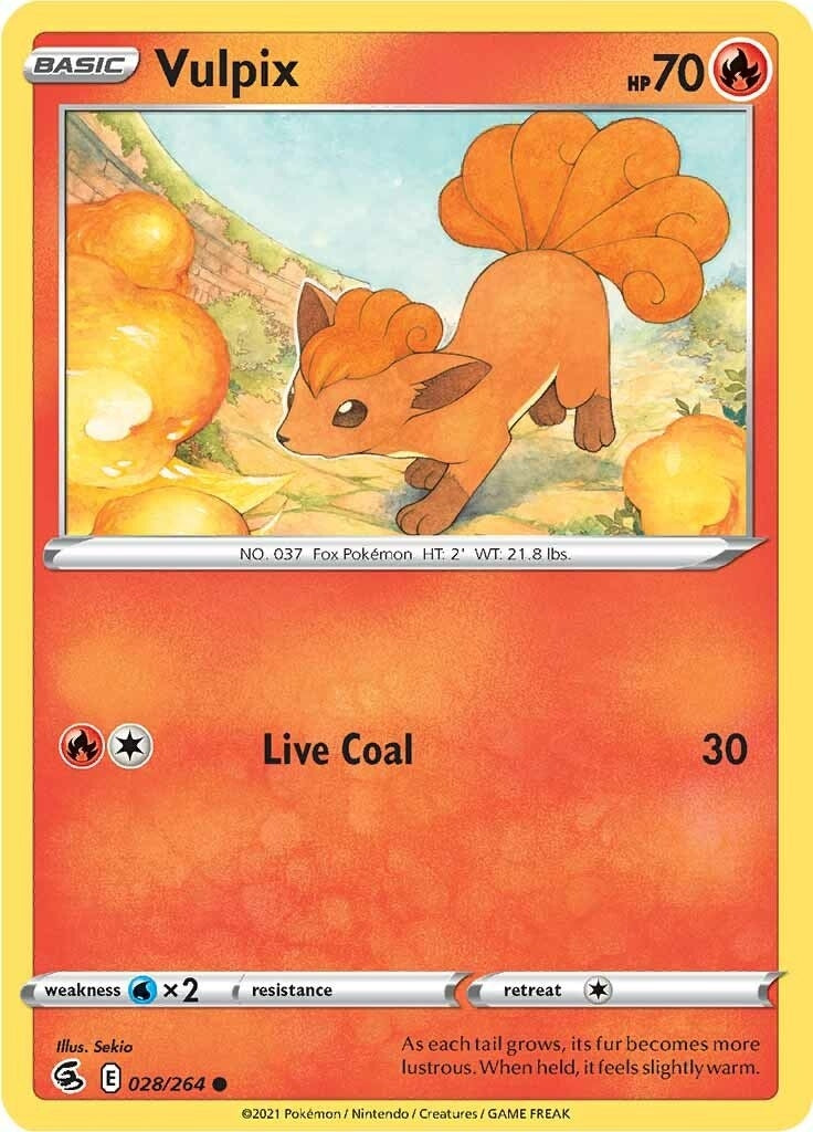 Image for Vulpix (28) (028/264) - Pokemon