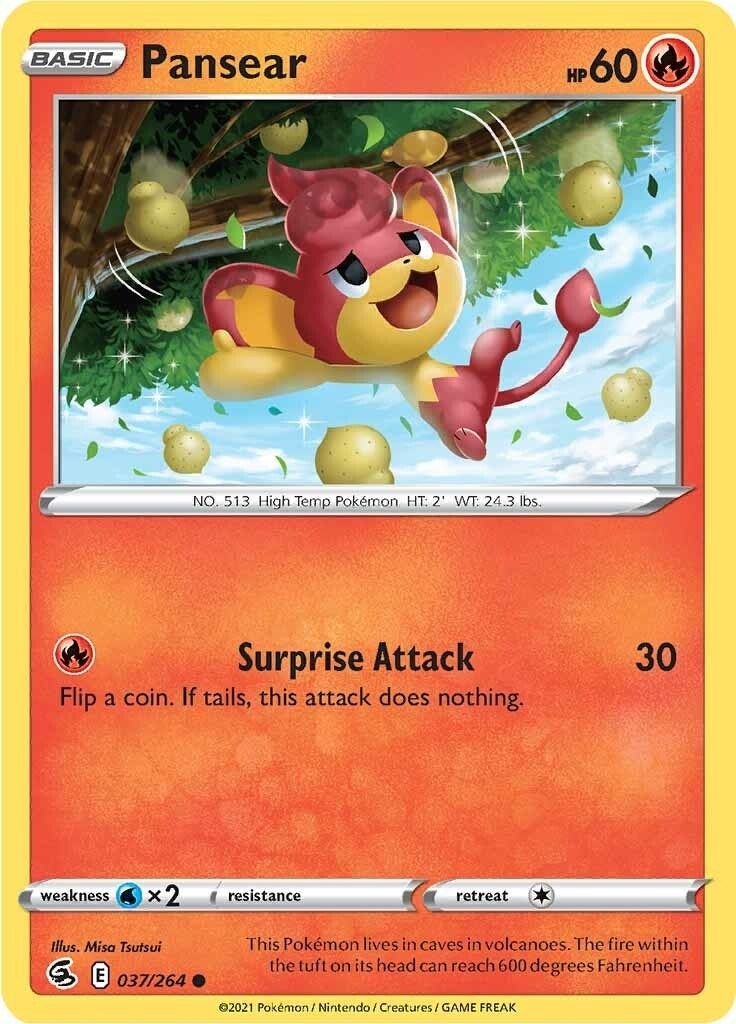 Image for Pansear (037/264) - Pokemon