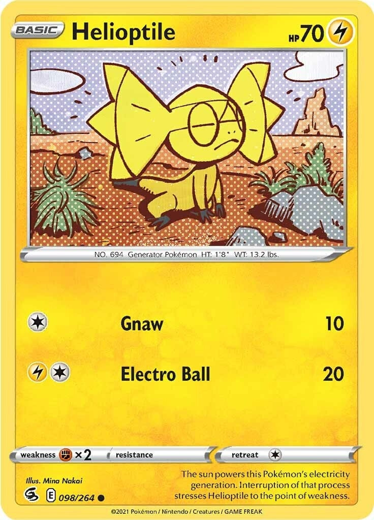 Image for Helioptile (098/264) - Pokemon