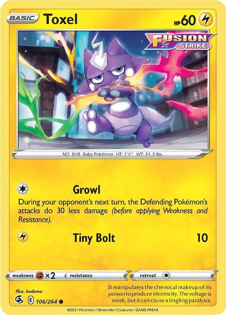 Image for Toxel (106) (106/264) - Pokemon